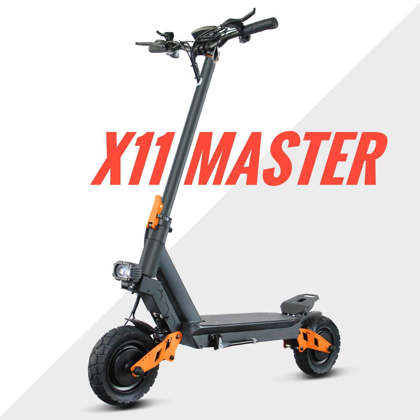 SUNNIGOO X11 MASTER Electric Scooter | 1600W Dual Motor 55Km/h 48V 15Ah 10inch Off-road Tires 120 Kg Load