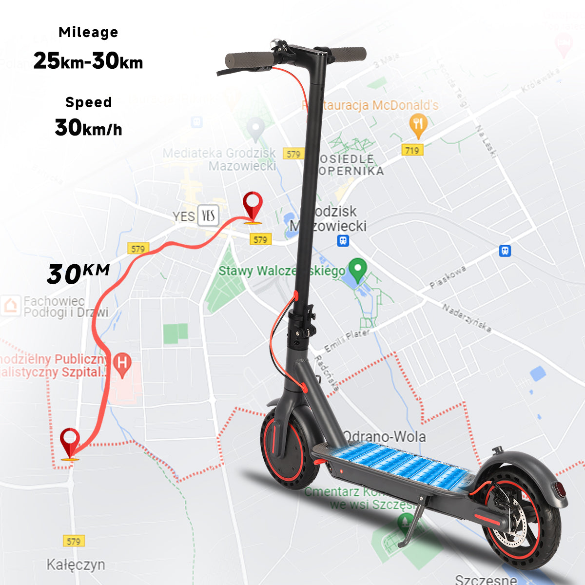 N7PRO Electric Scooter | 35Km Range 30Km/h Speed 350W Motor 36V 10.4Ah Battery