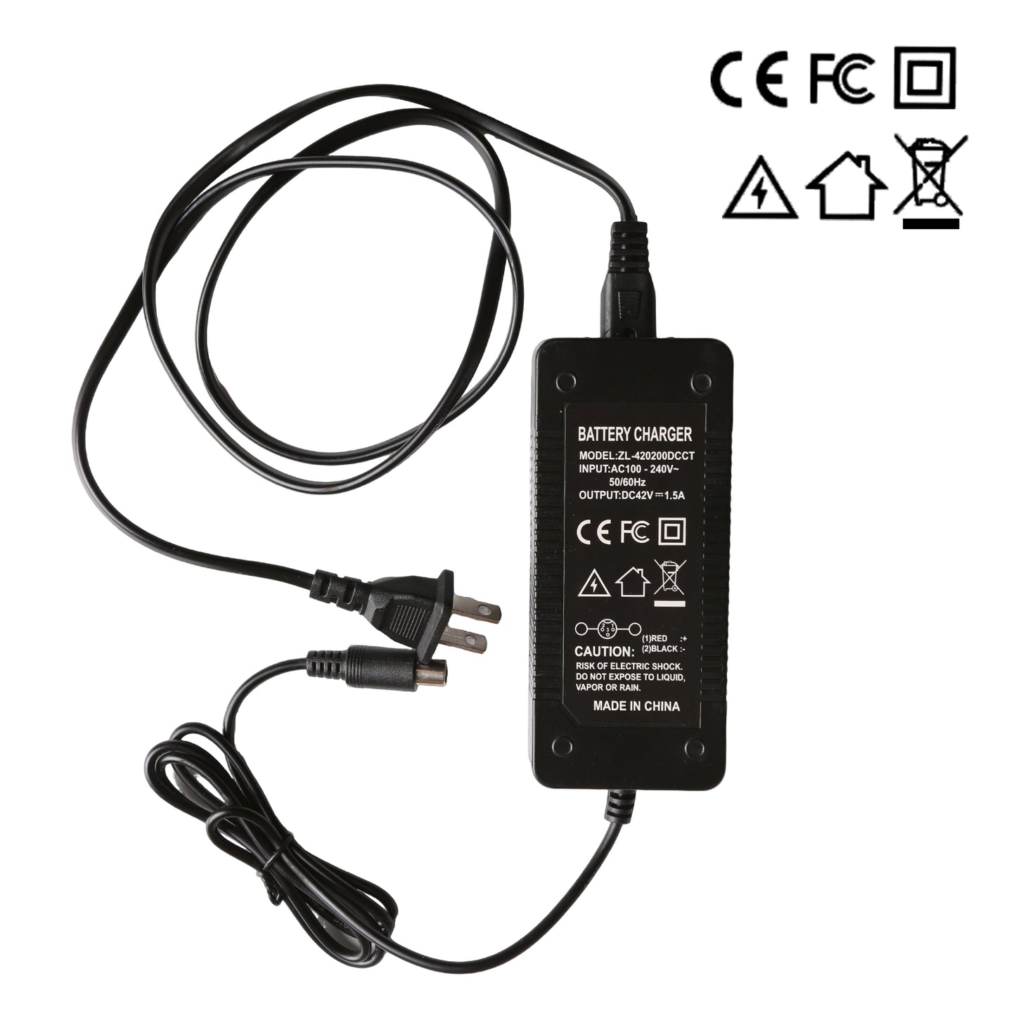 Electric Scooter Charger 42V-1.5A