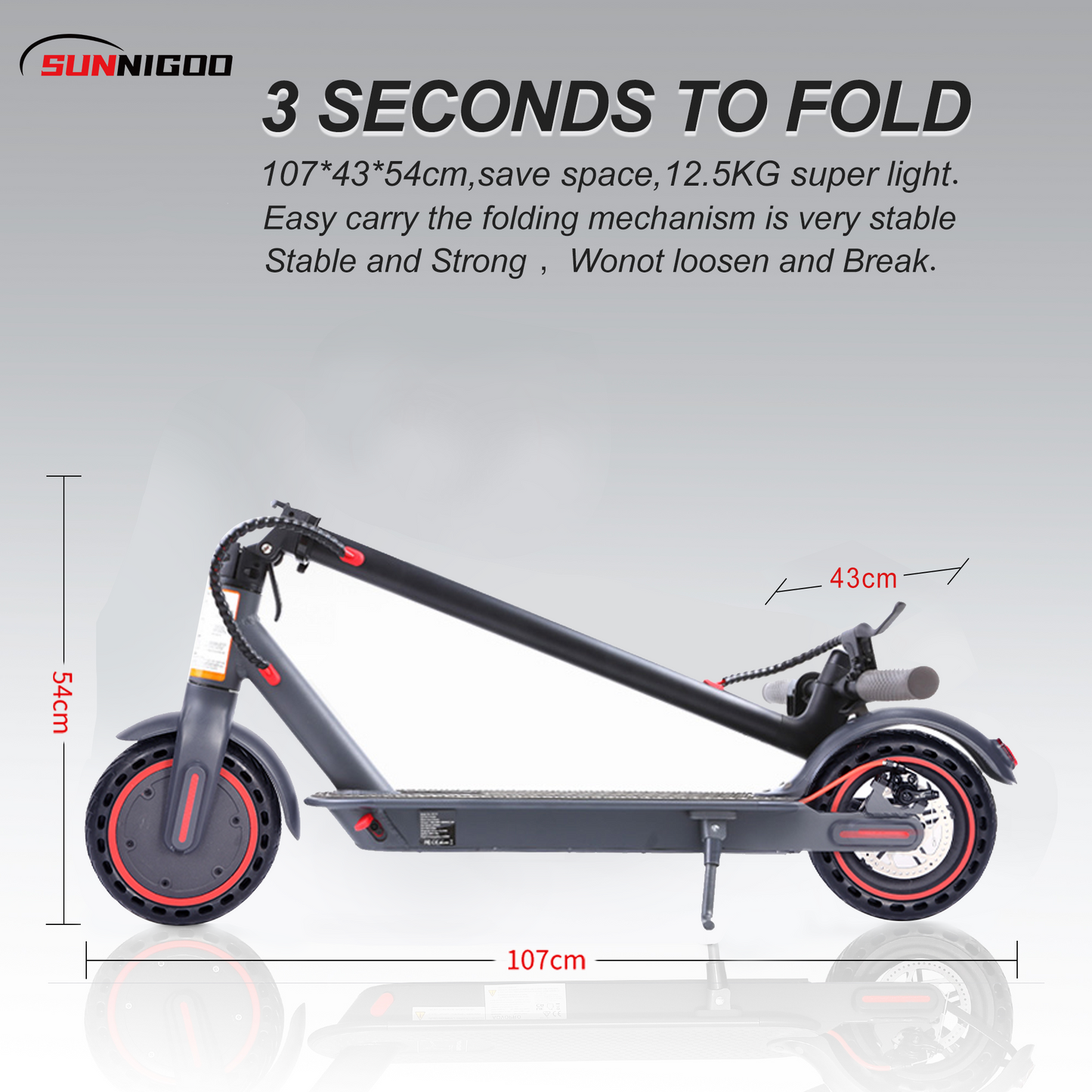 N7PRO Electric Scooter | 35Km Range 30Km/h Speed 350W Motor 36V 10.4Ah Battery