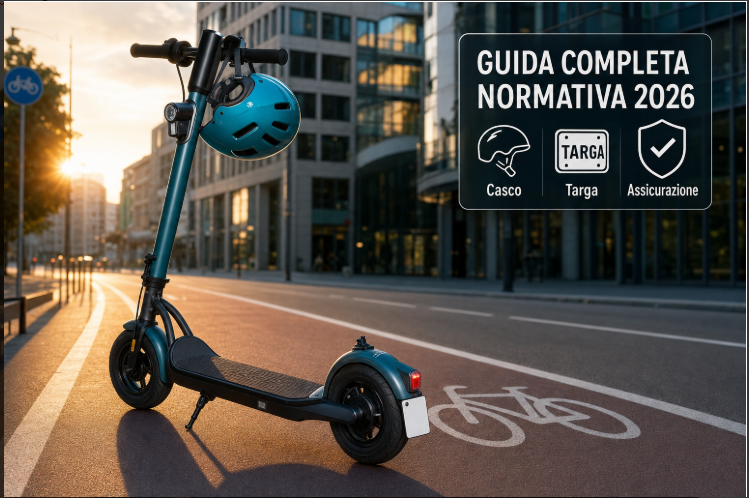 Normativa Monopattini Elettrici 2026 in Italia: Targa, Assicurazione, Casco e Codice della Strada — Guida Completa