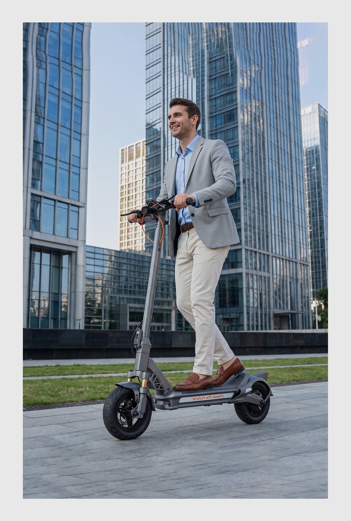 SUNNIGOO N9 electric scooter with fingerprint unlock and IP56 water resistance