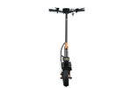 10-inch pneumatic tires with tubes for comfortable ride on asphalt and cobblestones