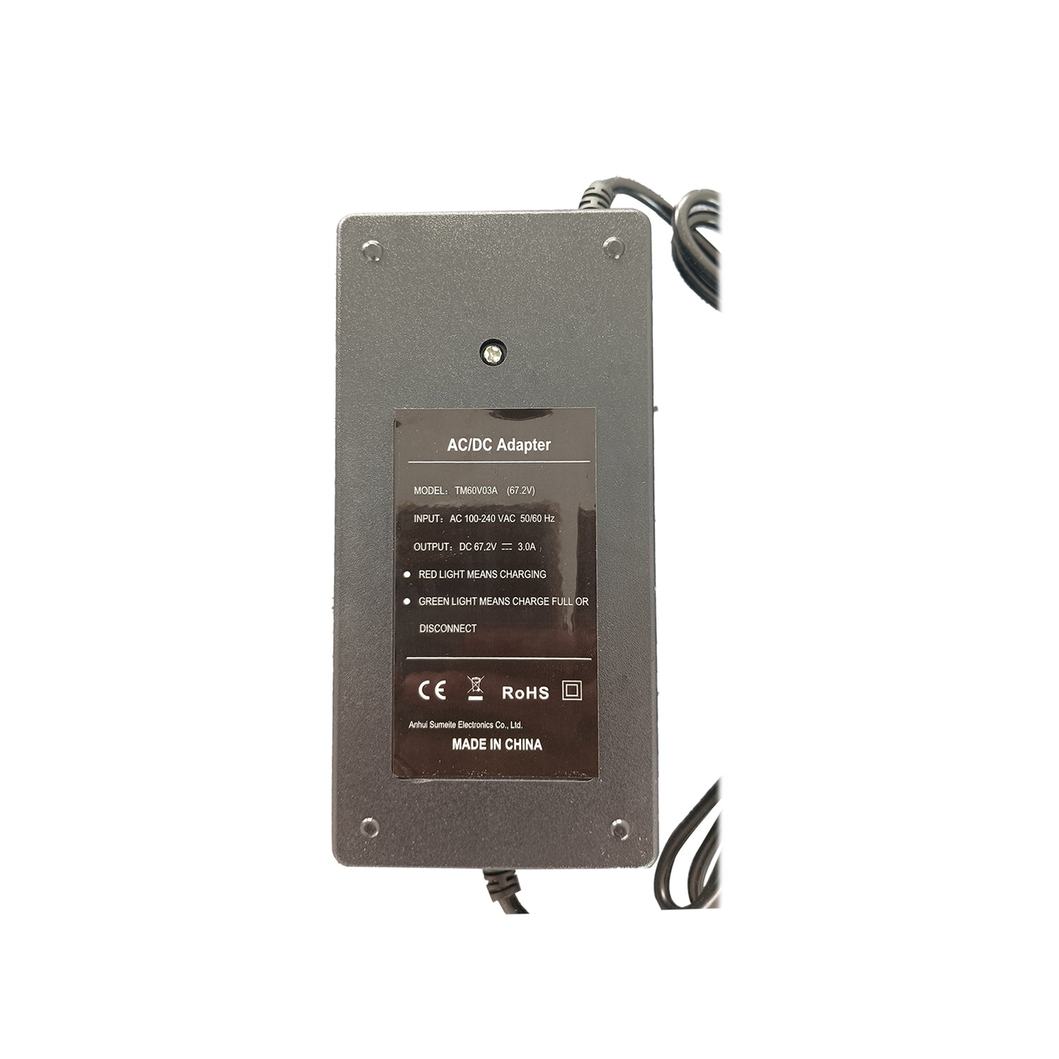 Chargeur rapide pour trottinette électrique X10 67,2 V-3,0 A