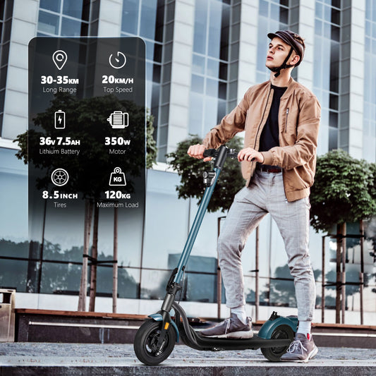 SUNNIGOO N5 Electric Scooter ABE 350w 36v 7.5ah 22km/h 25km Range 10inch Tire