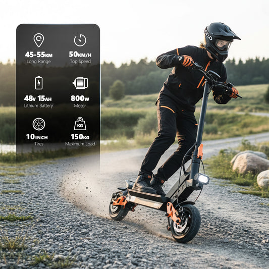 SUNNIGOO X11 Electric Scooter | 48V 15Ah Battery | 800W Motor | 45km/h Max Speed | 60km Max Range | Foldable Commuter Scooter