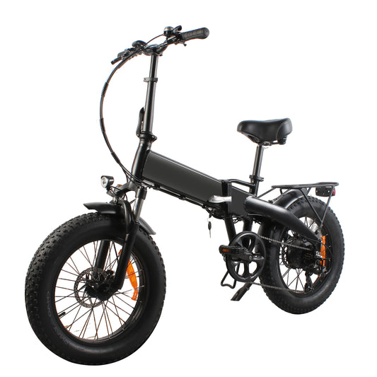 SUNNIGO B1 Adult Folding Electric Bike 20x4.0 Fat Tire Electric Bike Carrying capacity 48V 12.5AH Battery 7-Speed 250W EU Standard Ebike