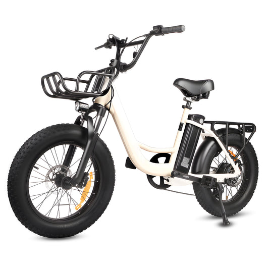 SUNNIGO B5 Electric Bike 20 Inch Fat Bike 600Wh 48V EU Standards 120 km Long Range 4.0'' Tire Bicycle Urban E-Bike