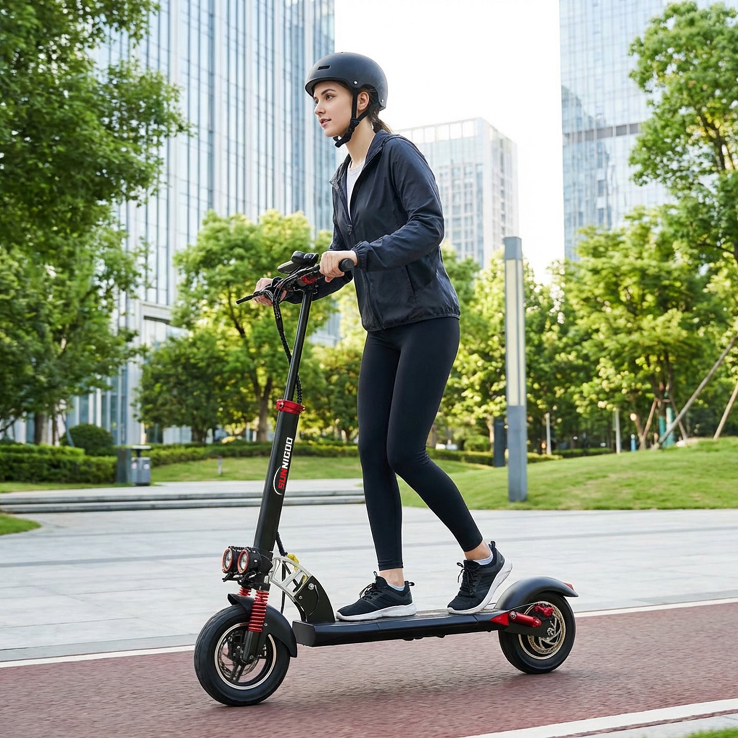 SUNNIGOO N3LMAX Electric Scooter | 48V 15Ah Battery | LCD Digital Meter | 50km/h Max Speed | 55km Max Range | Removable Seat | Foldable Off-Road Scooter
