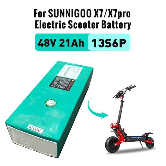 Original 48V 21Ah for SUNNIGOO X7/X7PRO Electric Scooter  Lithium Battery 13S6P