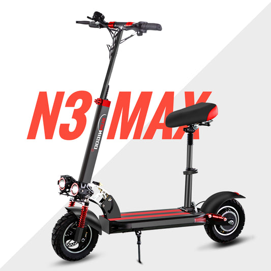 SUNNIGOO ES-N3max Electric Scooter | 55Km Range, 45Km/h & 500W Motor for Off-Road