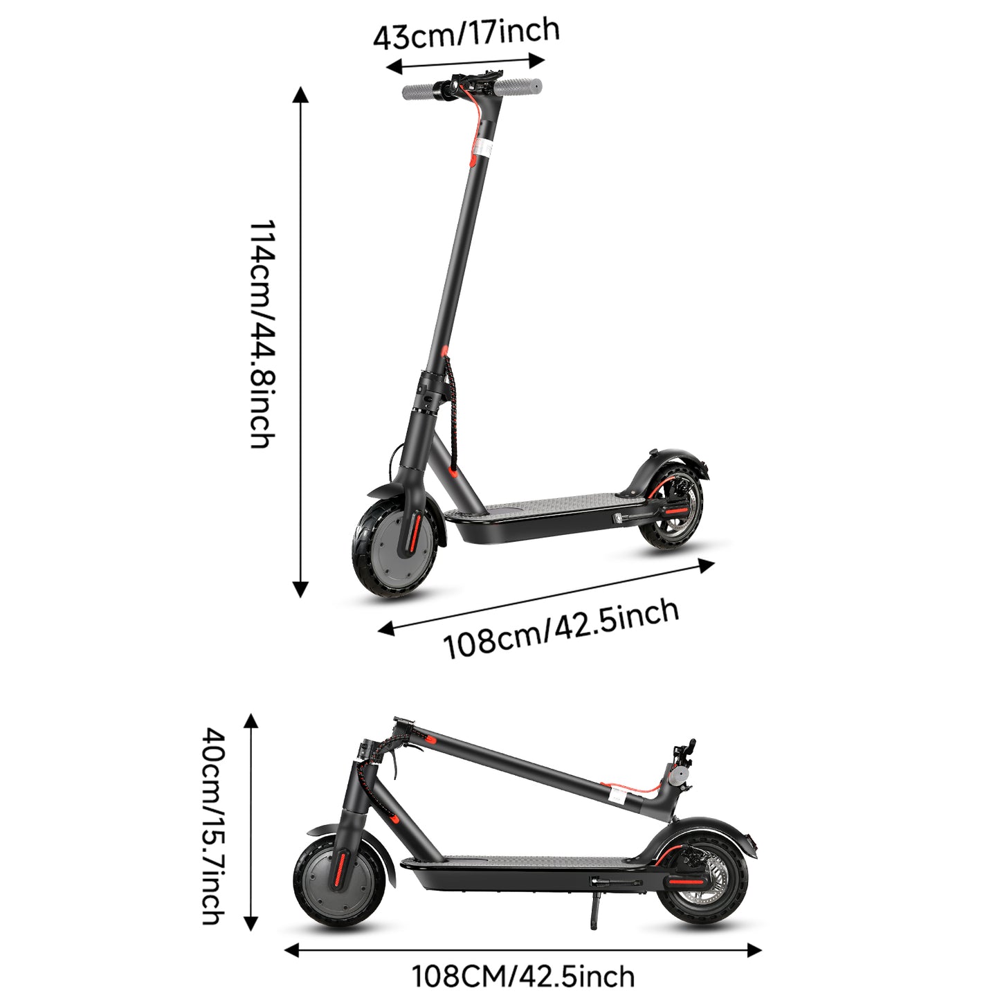 N7PRO Electric Scooter | 35Km Range 25Km/h Speed  350W Motor  36V 10.4Ah  Battery