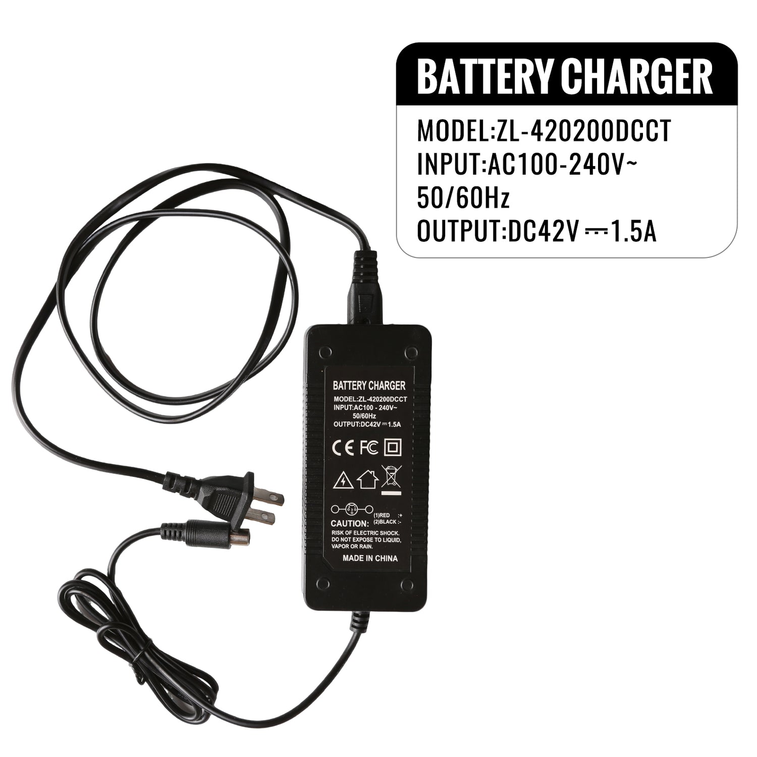 SUNNIGOO N7PRO Charger 42V-1.5A