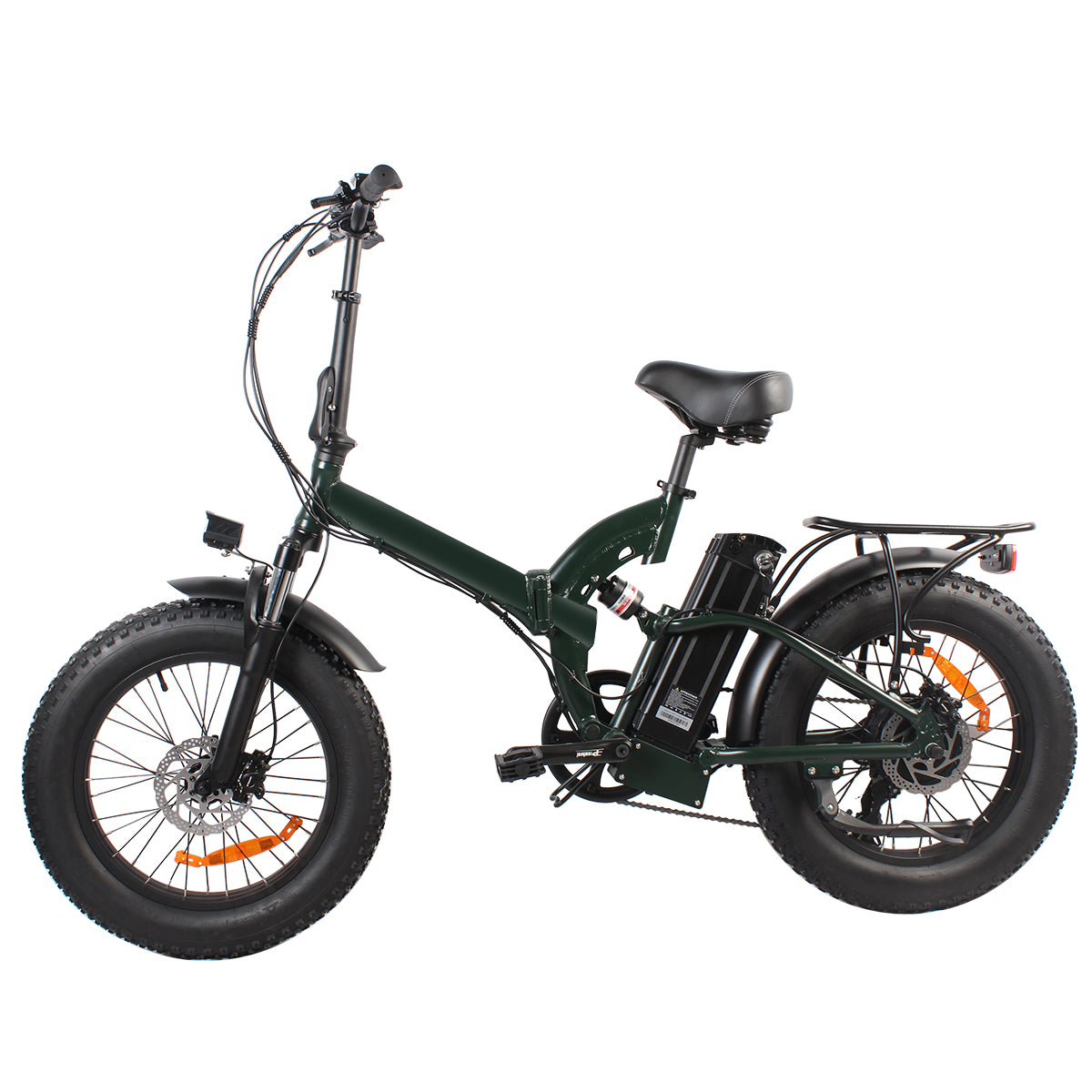 Vélo électrique pliable SUNNIGO B4, batterie amovible 48 V 12,5 Ah, autonomie de 50 à 80 km, pneus larges 20'' × 4,0'', 7 vitesses.