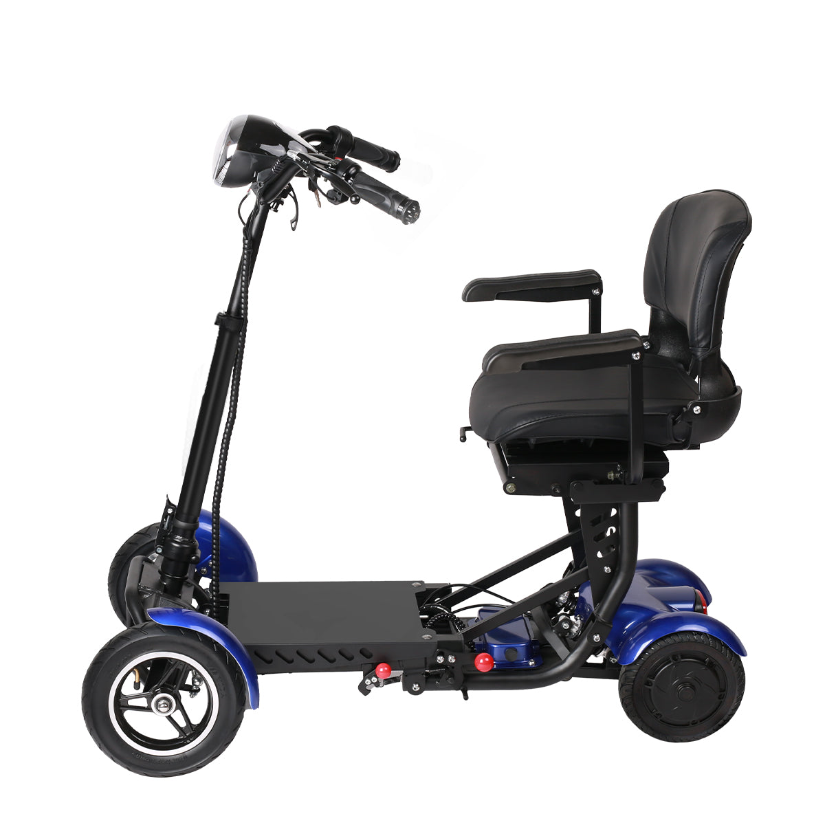 Anti-skid 10 inch inflatable tires and 250W dual motor for mobility scooter