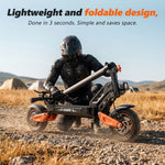 Portable foldable mechanism for easy storage, SUNNIGOO X2 MAX adult electric scooter