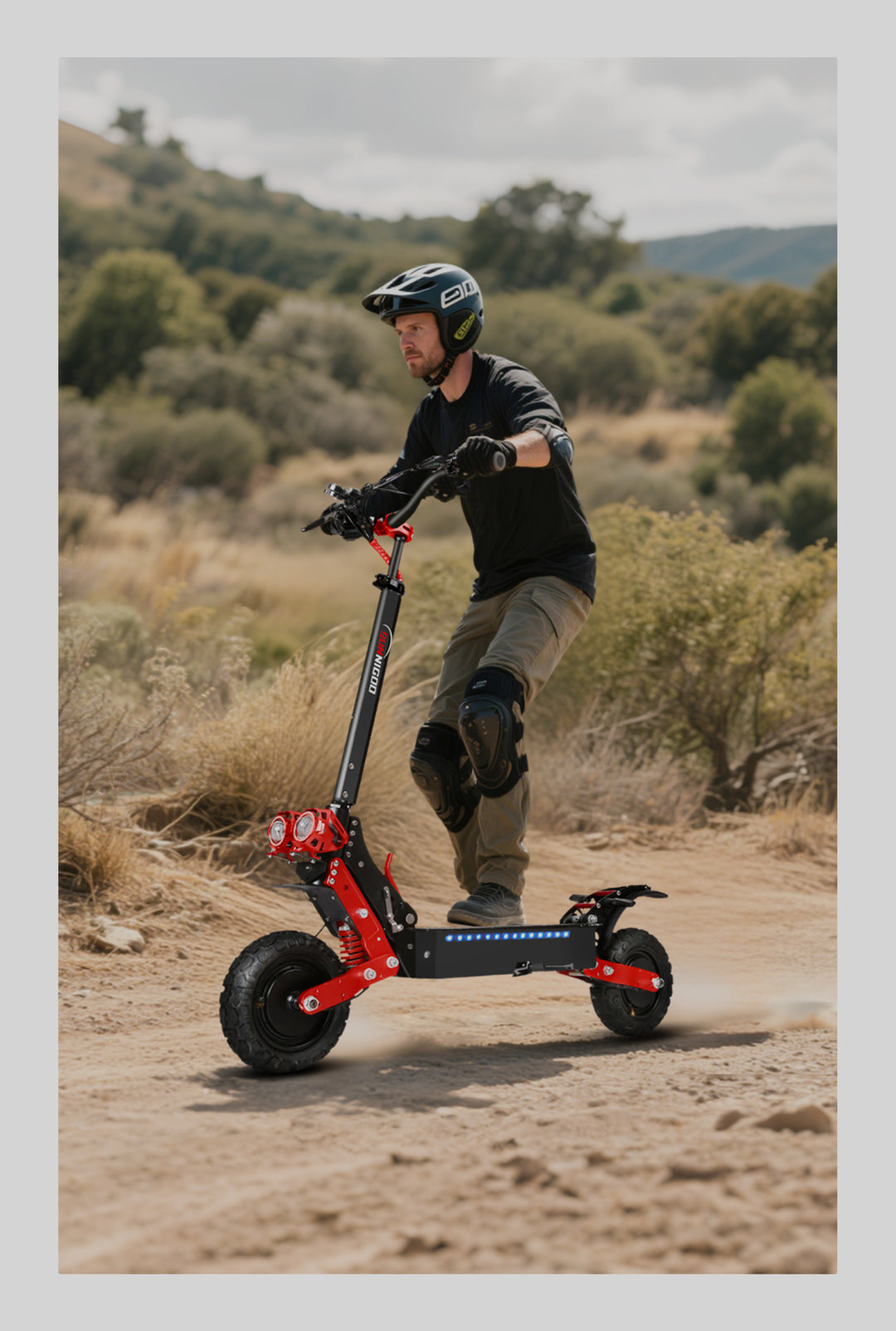 High-power 3600W dual-motor electric scooter for adults, 60 km/h off-road