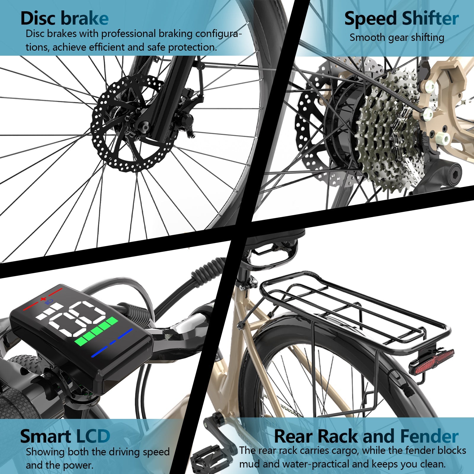 FINER M2 Folding Electric Bike - view 11