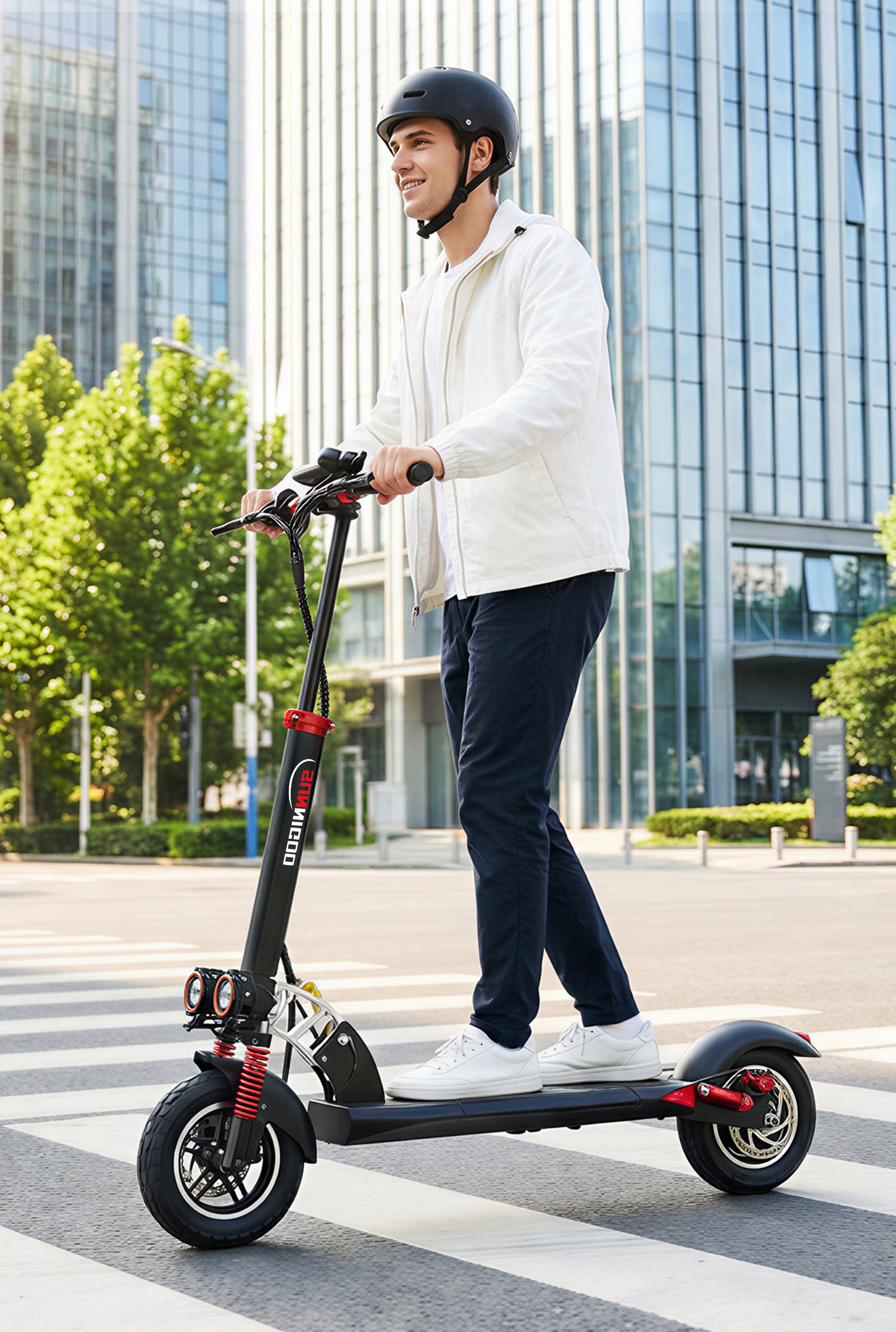 N3LMAX 800W off-road electric scooter for adults with removable seat