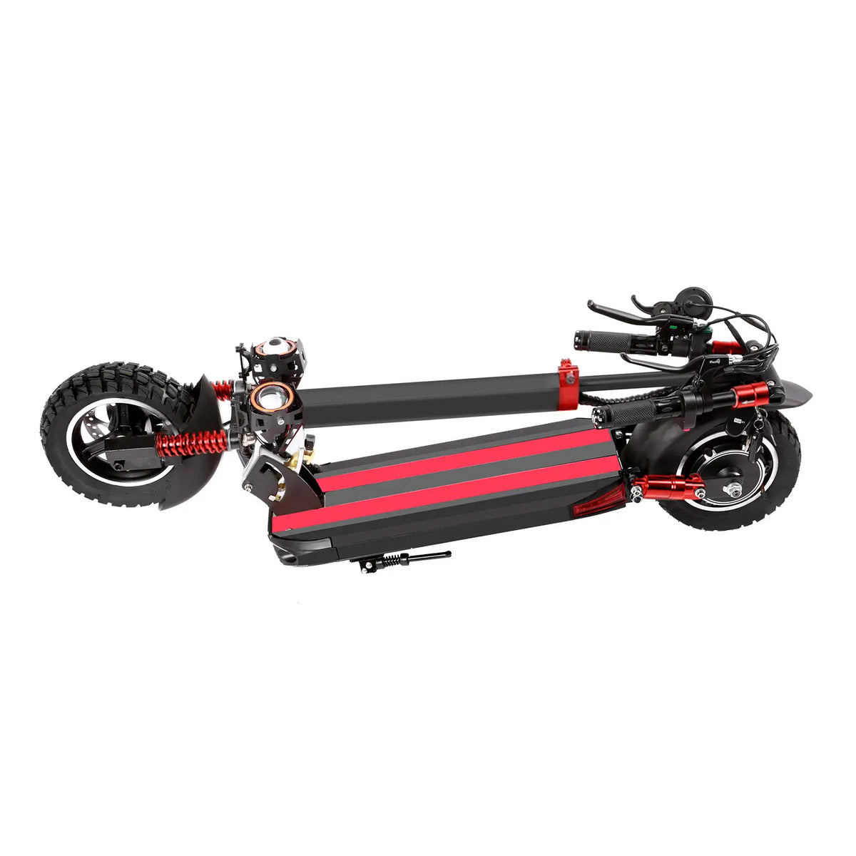 Portable lightweight scooter N3MAX folded for public transport and car trunk
