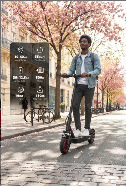SUNNIGOO N7MAX foldable adult electric scooter for urban commuting