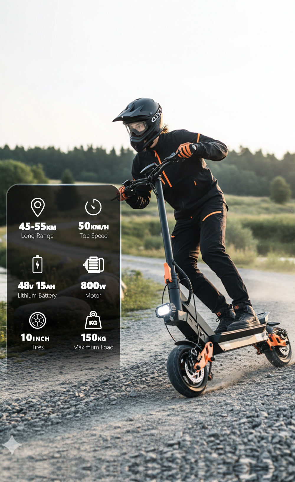 SUNNIGOO X11 foldable electric scooter for adults, 800W motor high-performance e-scooter