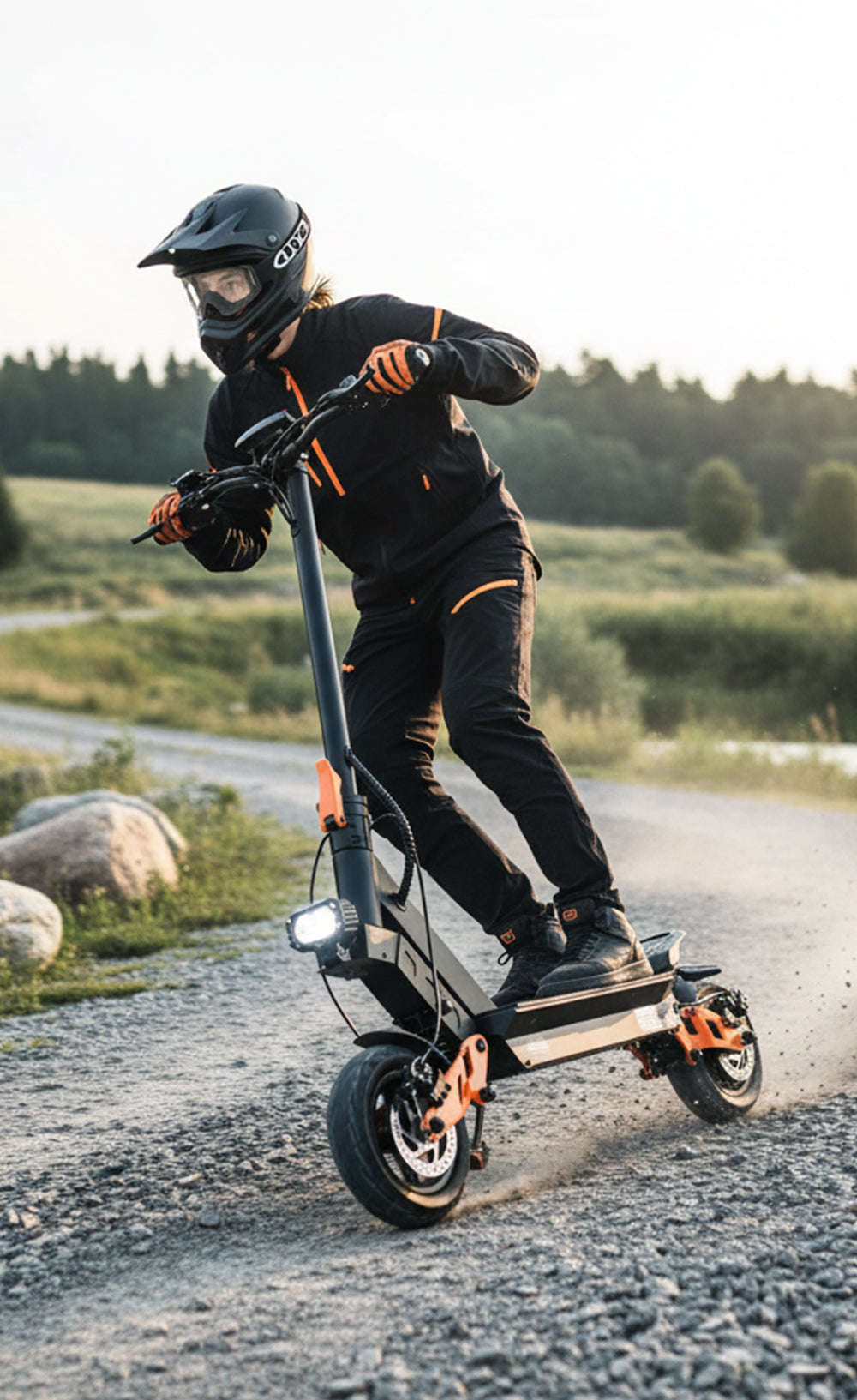 SUNNIGOO X11 foldable electric scooter with 10-inch pneumatic tires