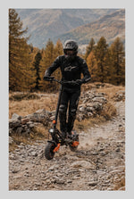 SUNNIGOO X2 MAX adult electric scooter, 1200W motor 65km/h high speed foldable escooter with 11 inch fat tires