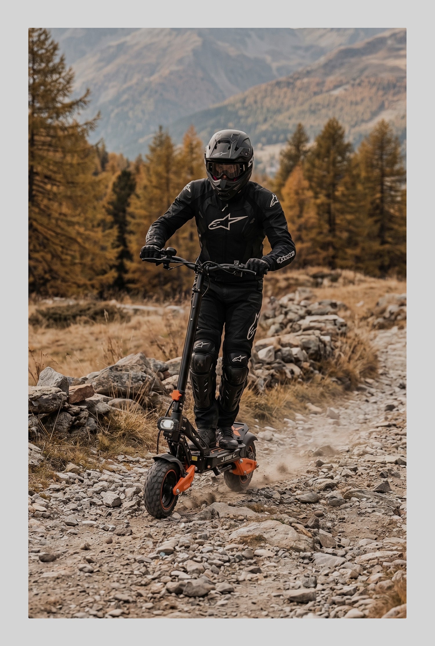 SUNNIGOO X2 MAX adult electric scooter, 1200W motor 65km/h high speed foldable escooter with 11 inch fat tires