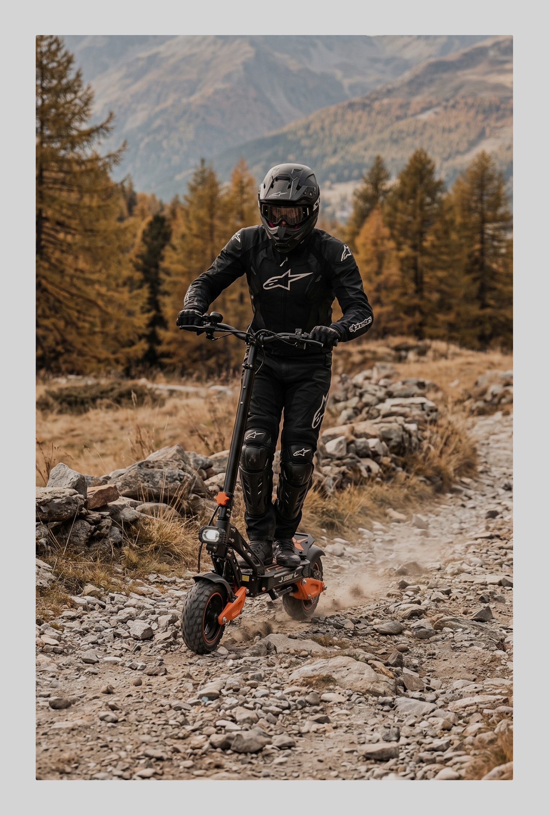 SUNNIGOO X2 MAX adult electric scooter, 1200W motor 65km/h high speed foldable escooter with 11 inch fat tires