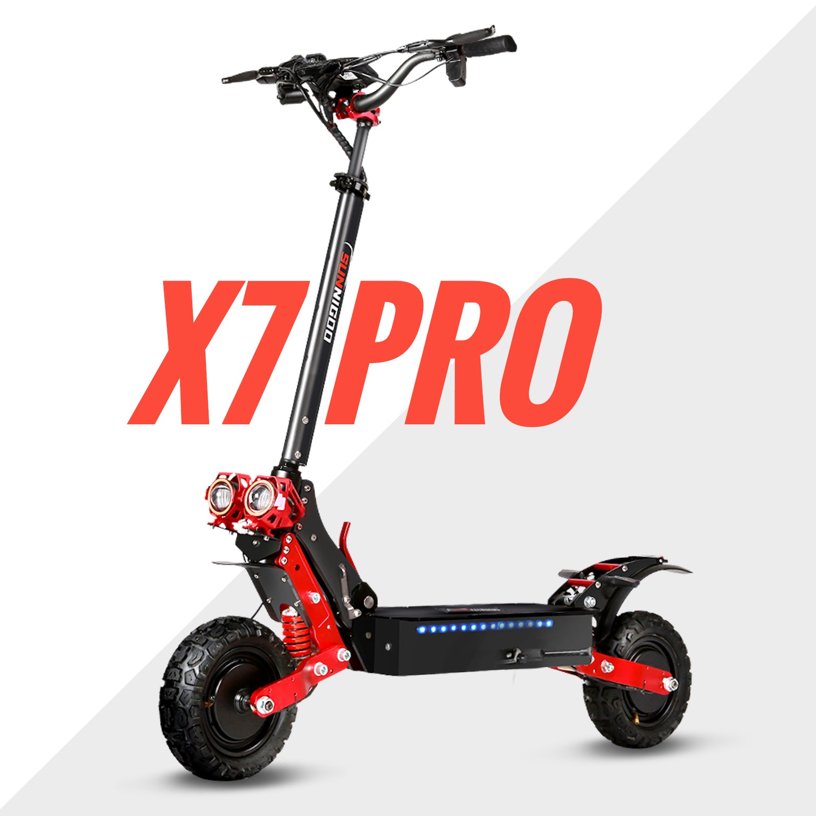 X7PRO Fast Foldable Portable Off-Road Electric Scooter for Adults