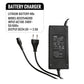Electric  Scooter Charger | 54.6V 2A Fast Charging, Universal Voltage (AC 100-240V)