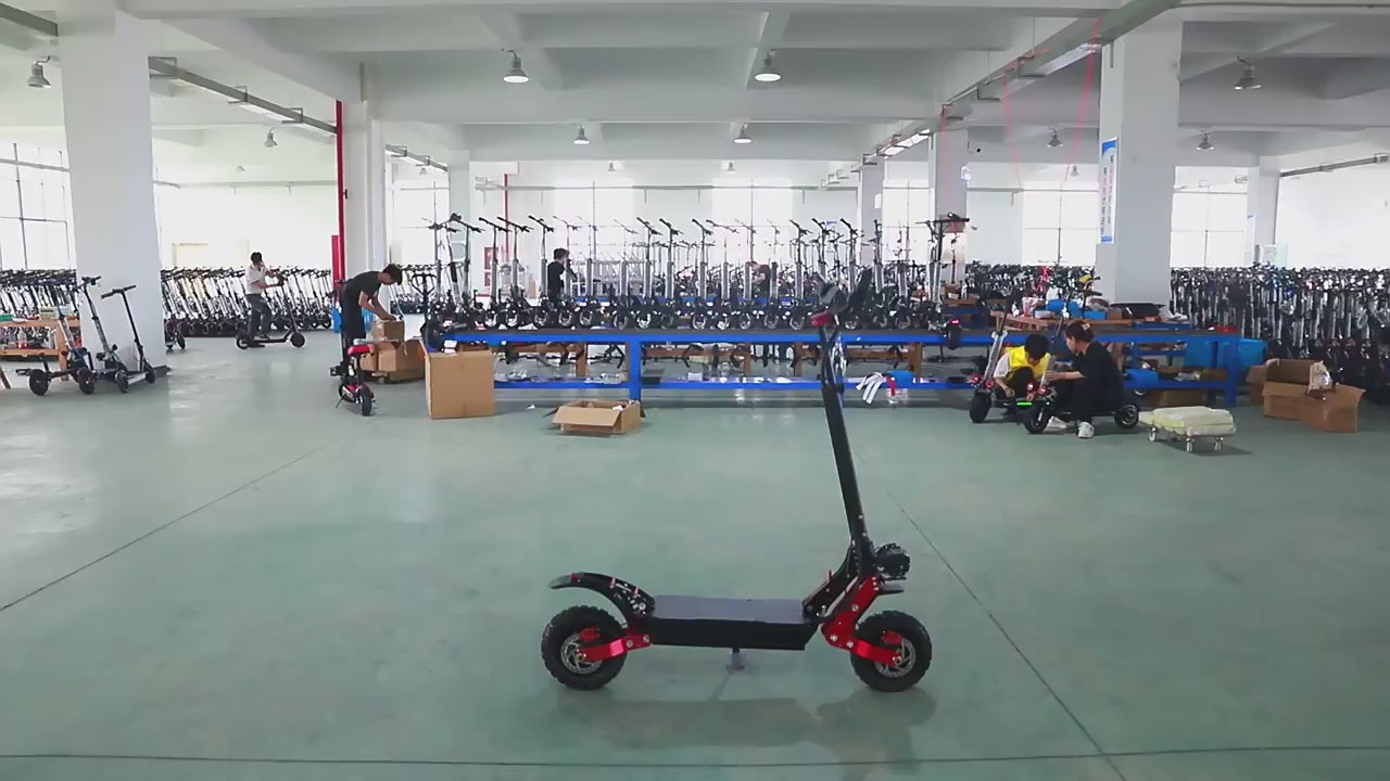 SUNNIGOO X7 Dual Motor Off-Road Electric Scooter for Adults | 3600W Long-Range 11" Fat Tire E-Scooter