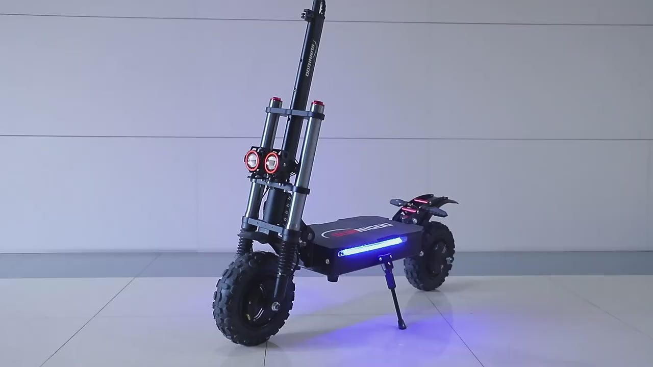 SUNNIGOO X10 Off-Road Electric Scooter | Dual Motor (6000W Peak), 80km/h, 60V 38Ah Battery, 100-120km Range