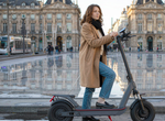 N7MAX at the Bordeaux Place de la Bourse tram stop, morning