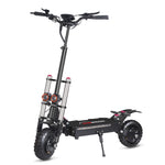 SUNNIGOO 6000W dual-motor off-road electric scooter on a dirt trail