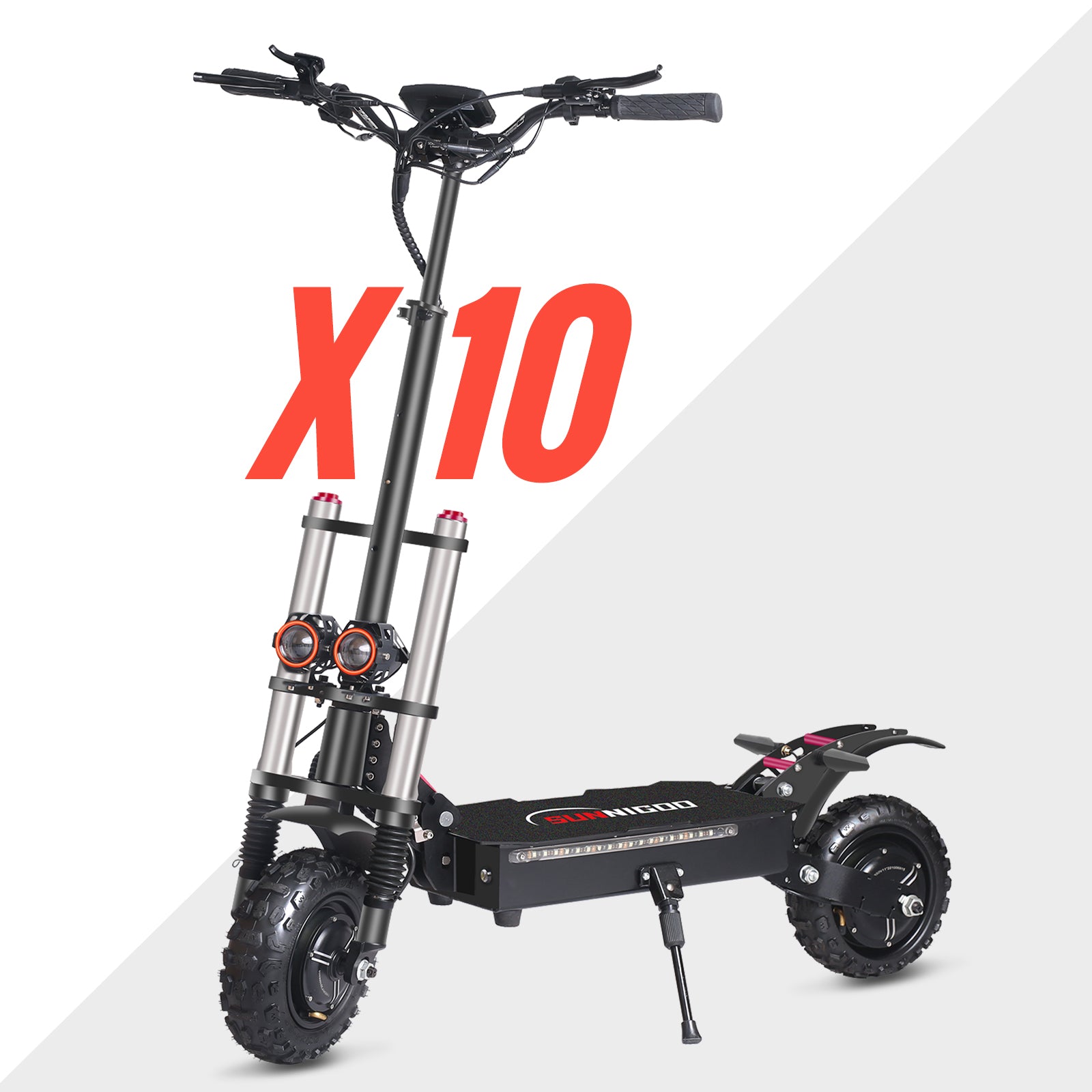 SUNNIGOO X10 Off-Road Electric Scooter | Dual 3000W Motor (6000W Peak)