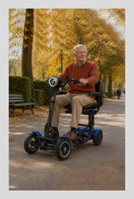 SUNNIGOO L3 portable foldable electric mobility scooter with removable seat