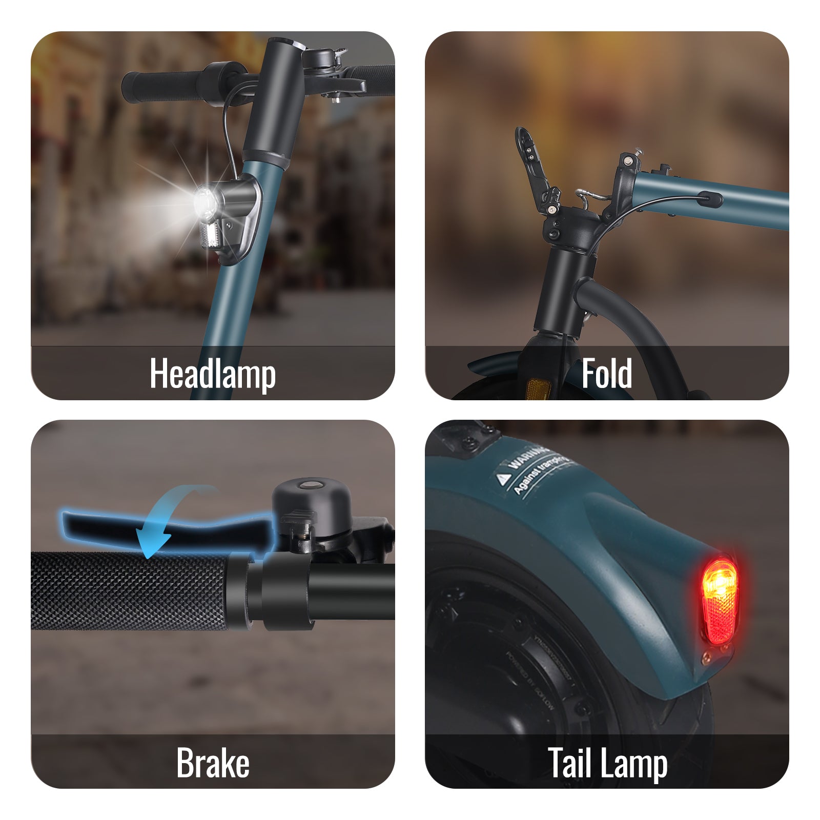 SUNNIGOO N5 detail - ABE electric scooter