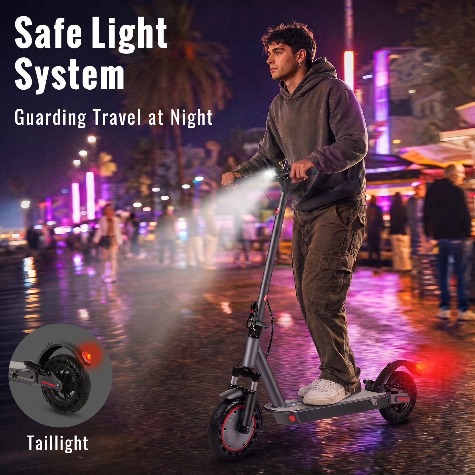 SUNNIGOO N7MAX light system - EU legal electric scooter