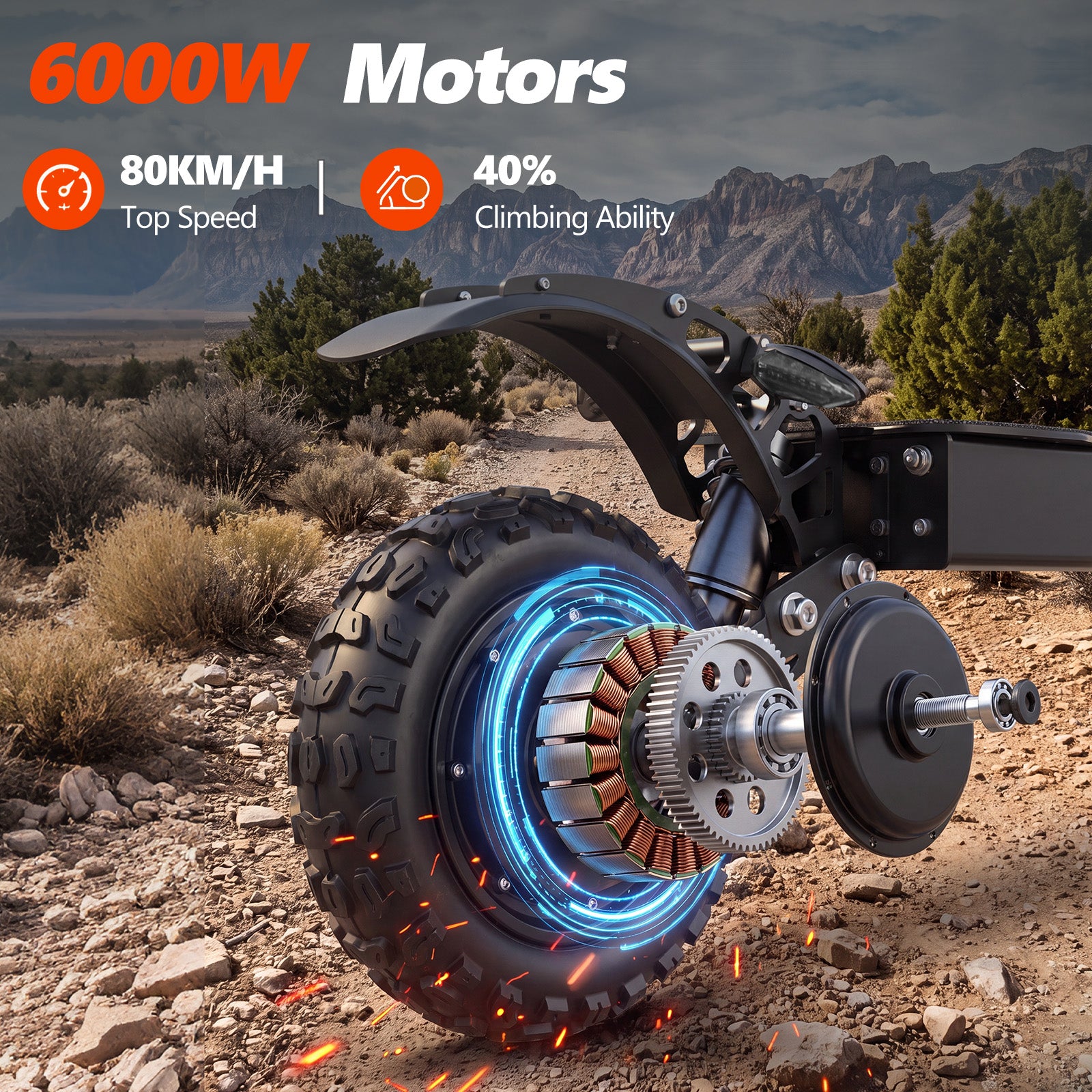 SUNNIGOO X10 feature 05 - off-road electric scooter