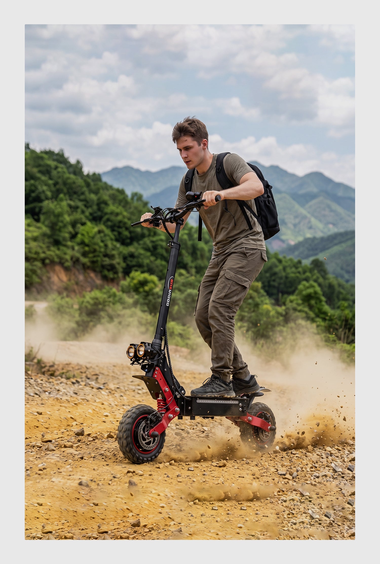 SUNNIGOO X7 dual motor 3600W powerful off-road electric scooter for adults