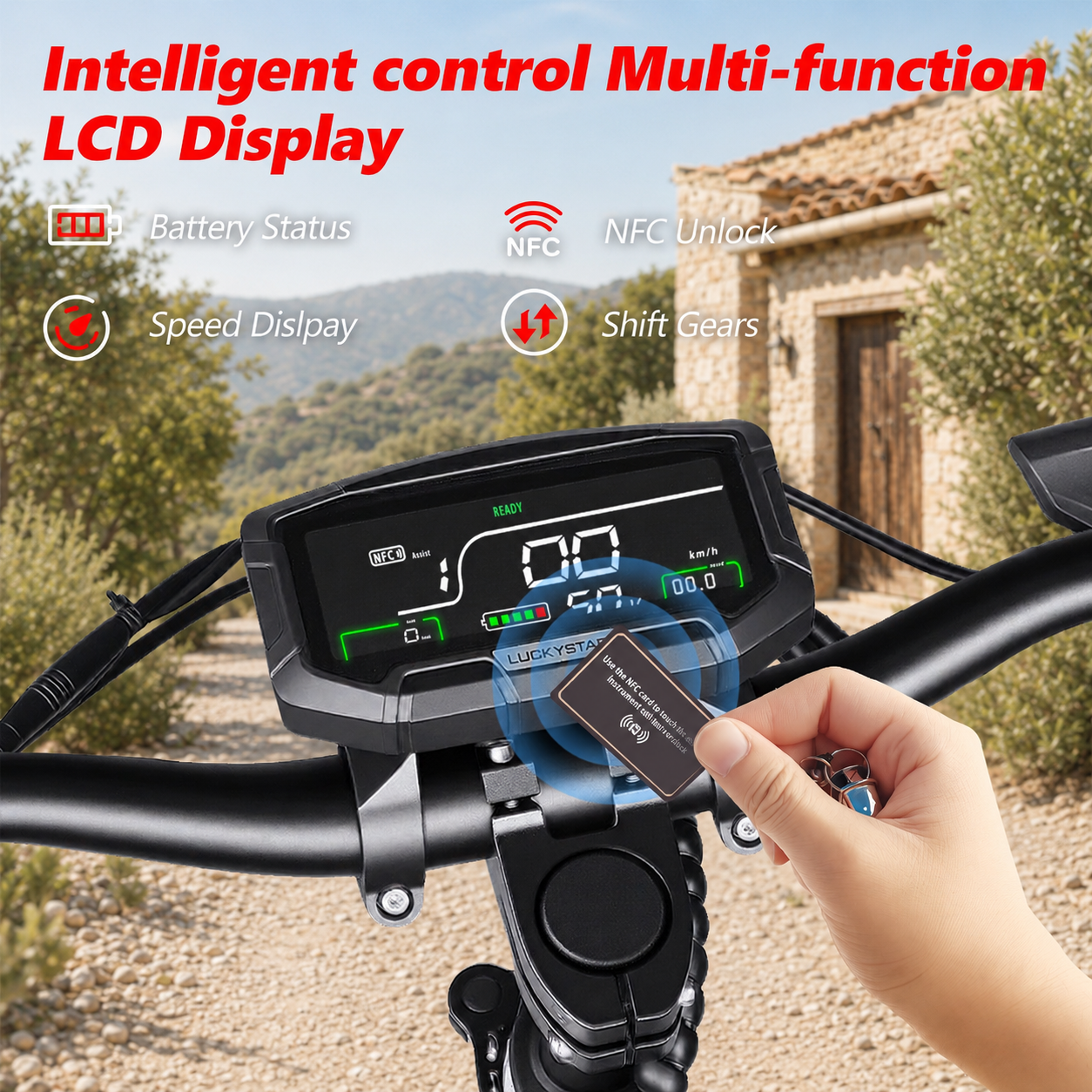 SUNNIGOO X7PRO display - off-road electric scooter
