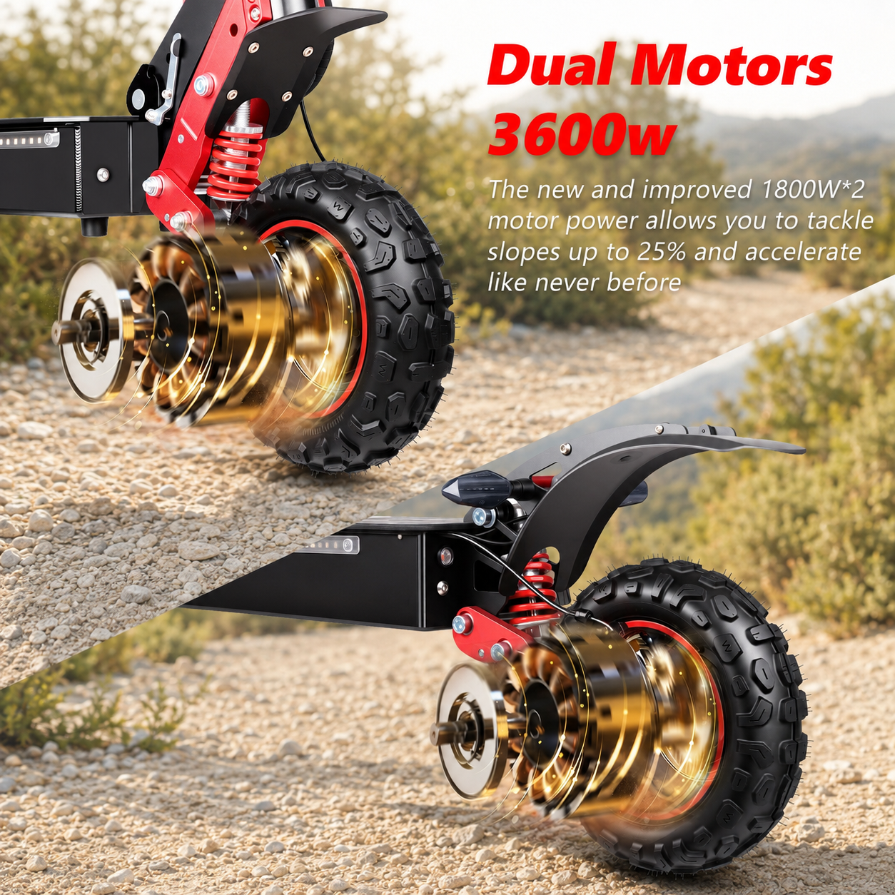 SUNNIGOO X7PRO motor - off-road electric scooter
