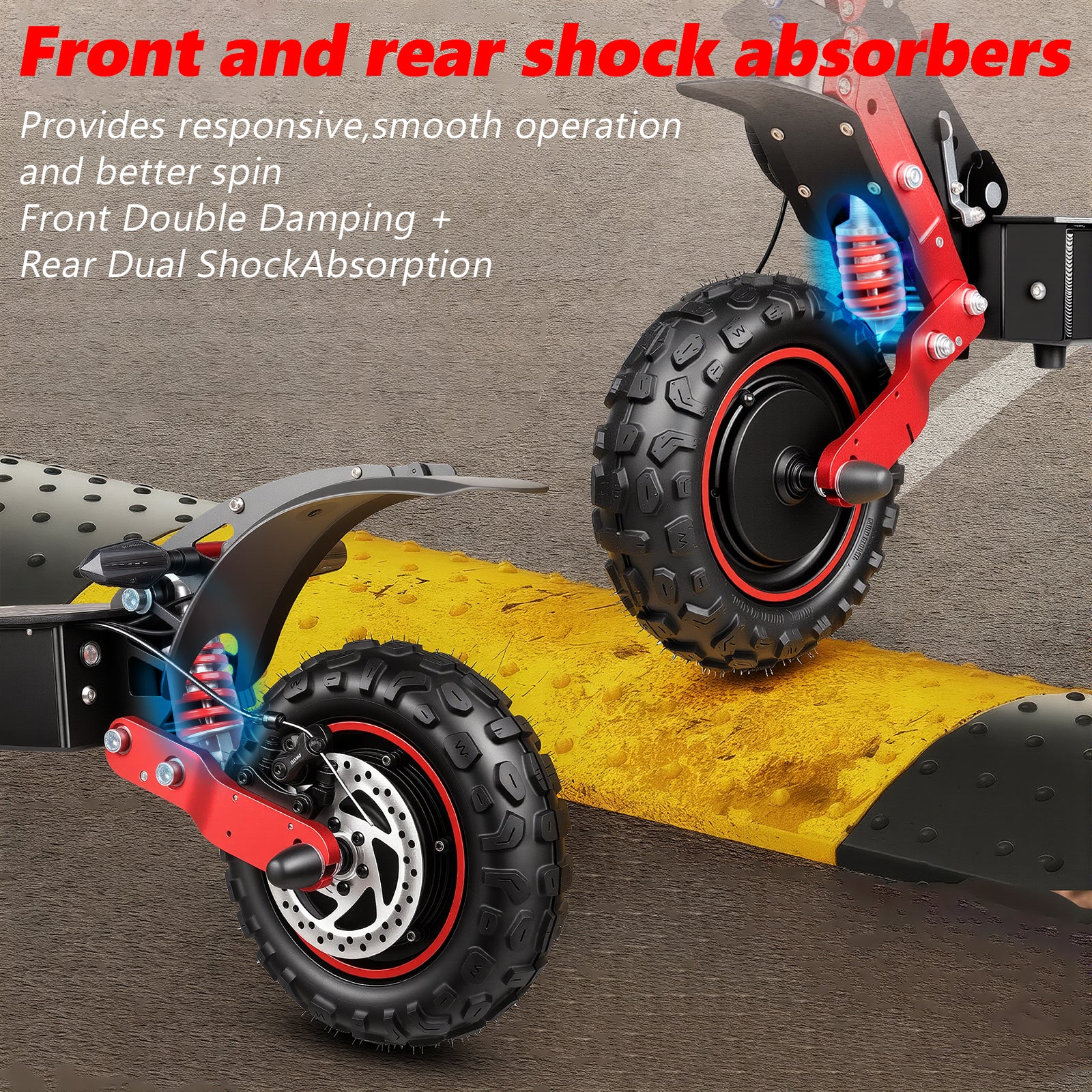 SUNNIGOO X7PRO suspension - off-road electric scooter