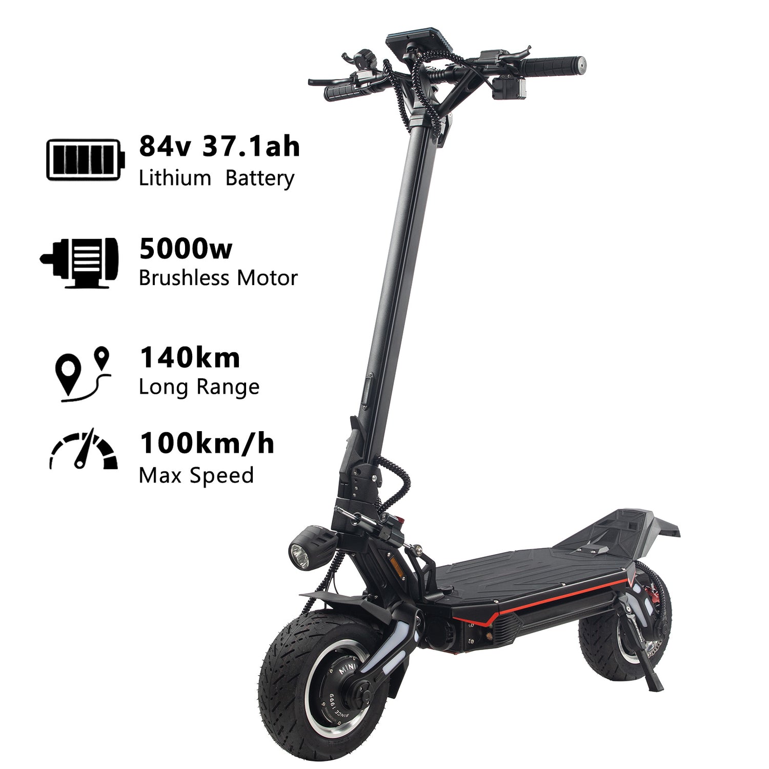 sunnigoo S7 Lithium Battery, long range