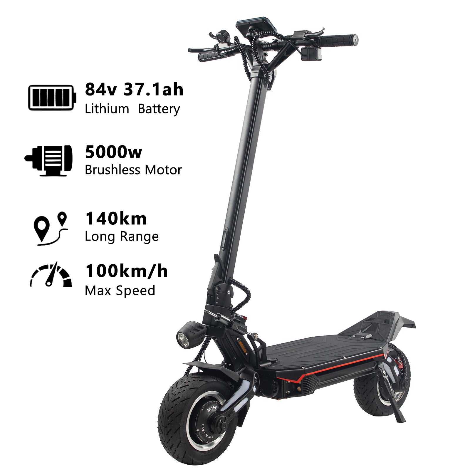 sunnigoo S7 Lithium Battery, long range