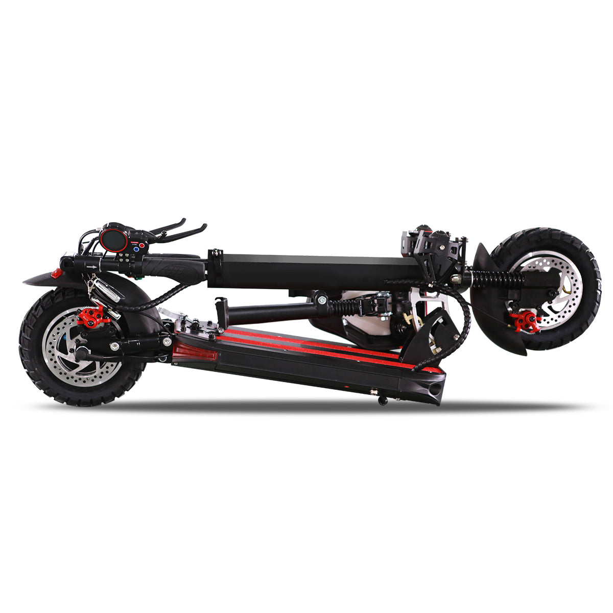 Portable lightweight scooter N3MAX folded for public transport and car trunk